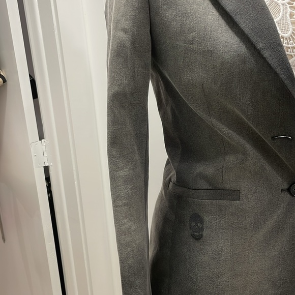 Philipp Plein Designer Skull Stud Blazer - Picture 5 of 11